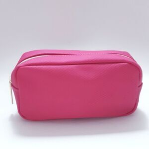New Lancôme Pink Textured Cosmetics Bag